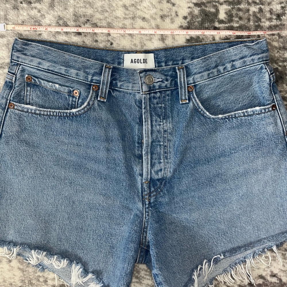 AGOLDE Parker Vintage Cut Off Denim Short - Picture 6 of 6